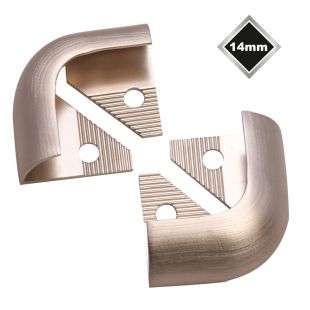 14mm S/STEEL EFFECT TRADE TRIM CORNERS