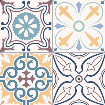 MEDITERRANIAN MIX TILE 33 x 33cm (12PK)