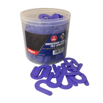 2MM HORSESHOE SHIM TILE SPACERS