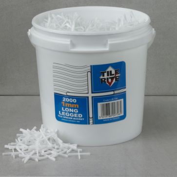 1mm LONG LEG TILE SPACER BUCKETS (2000)