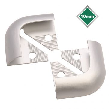 10MM MAT SILVER TRIM CORNERS