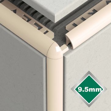 9.5MM NEW AM/BONE PVC CORNERS (SINGLE)