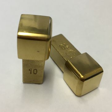 10MM BRIGHT GOLD QUADRO CORNER 2 PK