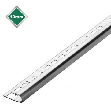 10MM QUADRANT G304 STAINLESS STEEL TRIM