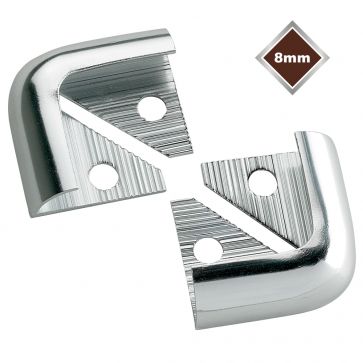 8MM SILVER TRIM CORNERS