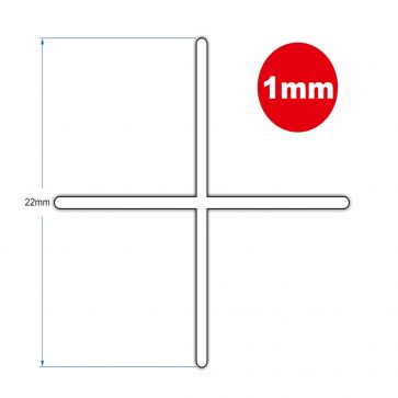 1mm LONG LEG TILE SPACER 500