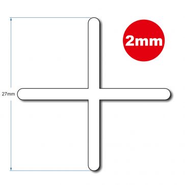 2mm LONG LEG TILE SPACER 100