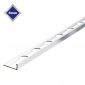 L SHAPED SILVER TRADE TRIM TRIM 6mm