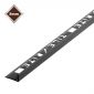 8mm BLACK L SHAPED PVC TILE TRIM