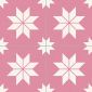 STAR TILE PINK 33 x 33cm (12PK)